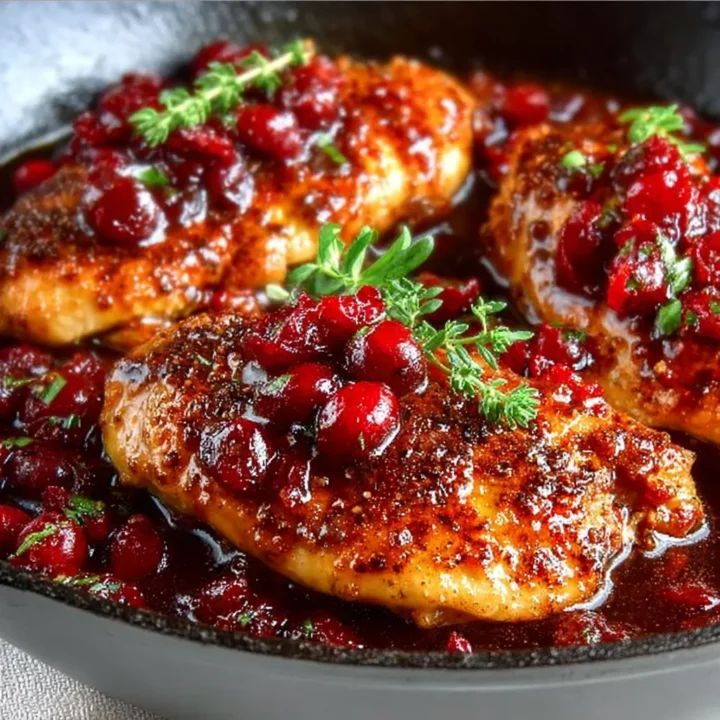 Easy Cranberry Orange Chicken