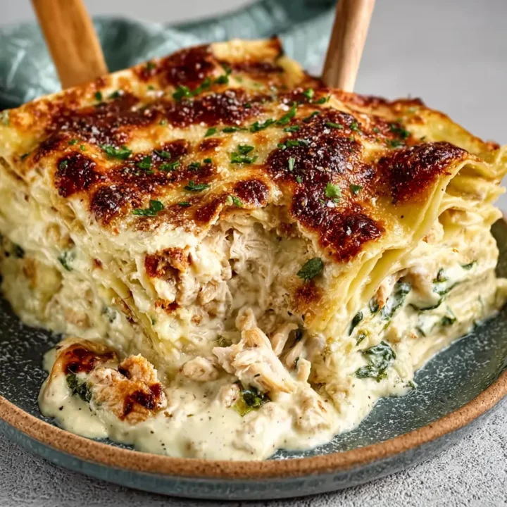 Creamy Chicken Alfredo Lasagna Recipe
