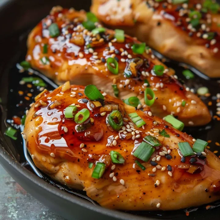 Juicy Honey Garlic Chicken Breasts