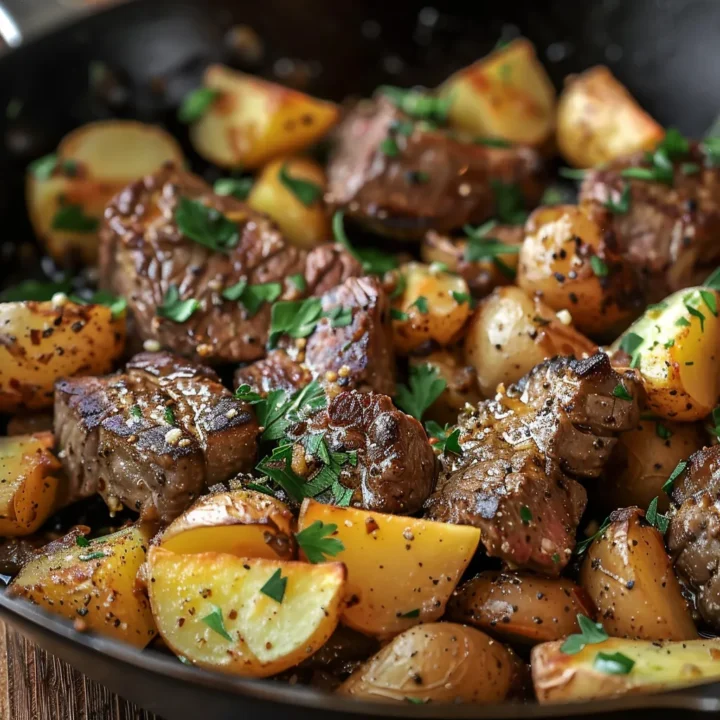 Garlic Butter Steak & Potato Skillet