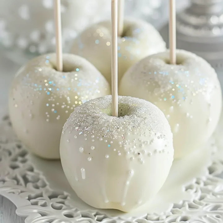 Best White Sparkle Candy Apples
