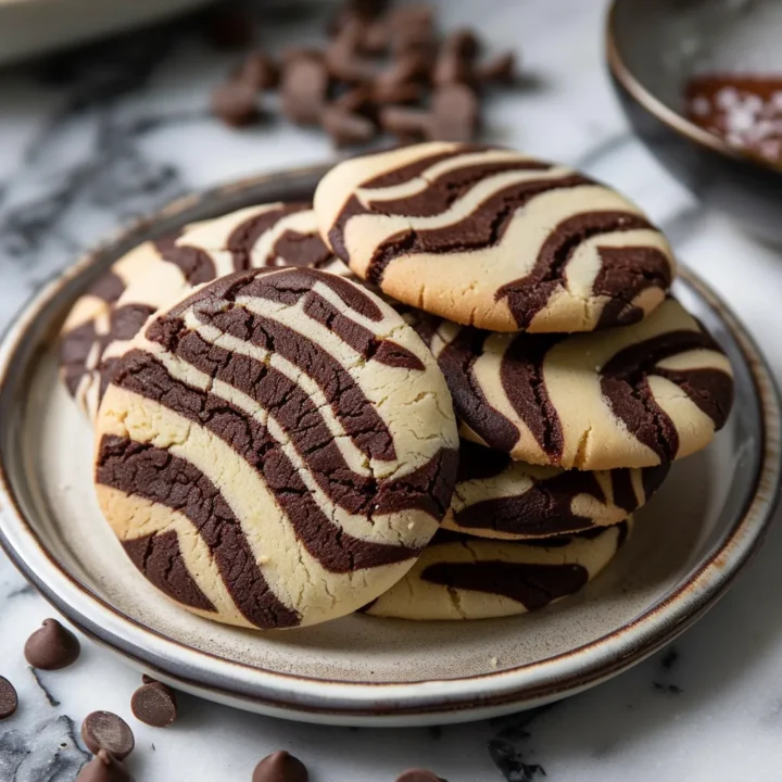 Crisp and Buttery Zebra Cookies You’ll Love Baking
