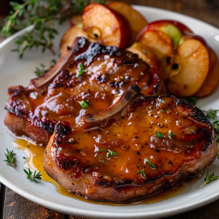 Apple Butter Pork Chops Recipe