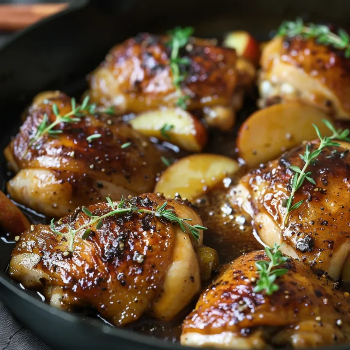 Sticky Apple Cider Chicken Magic