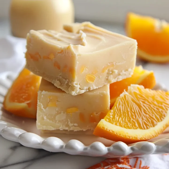 Orange Dreamsicle Fudge Sweet Treat