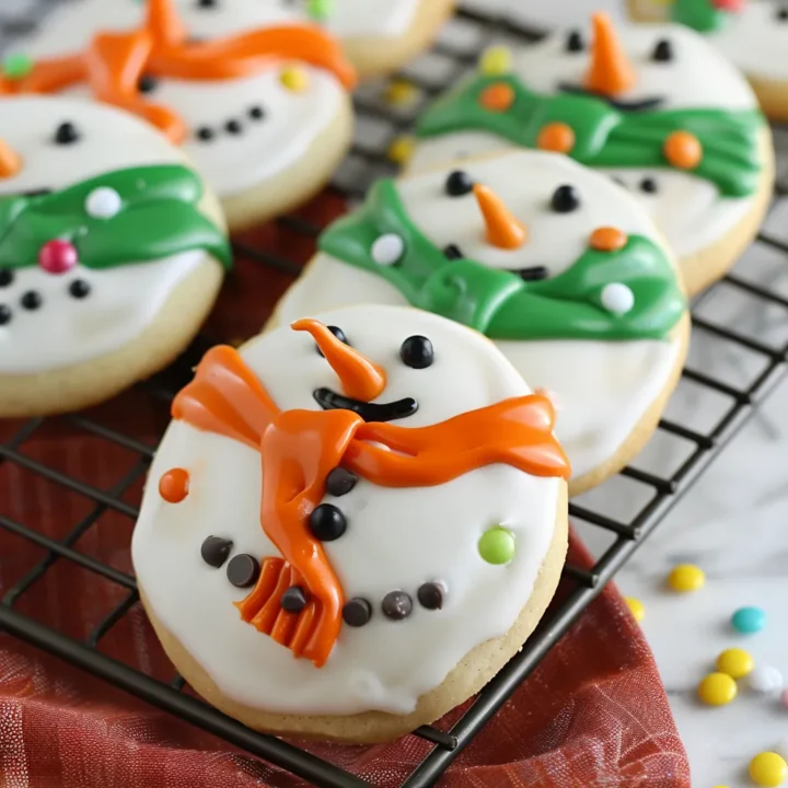 Melted Snowman Sugar Cookie Recipe
