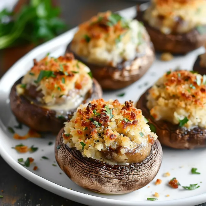 Stuffed Mushroom Appetizer Recipe Idea