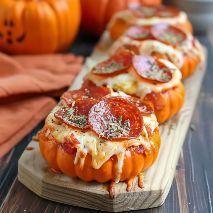 Fun Pepperoni Pizza Pumpkin Treats