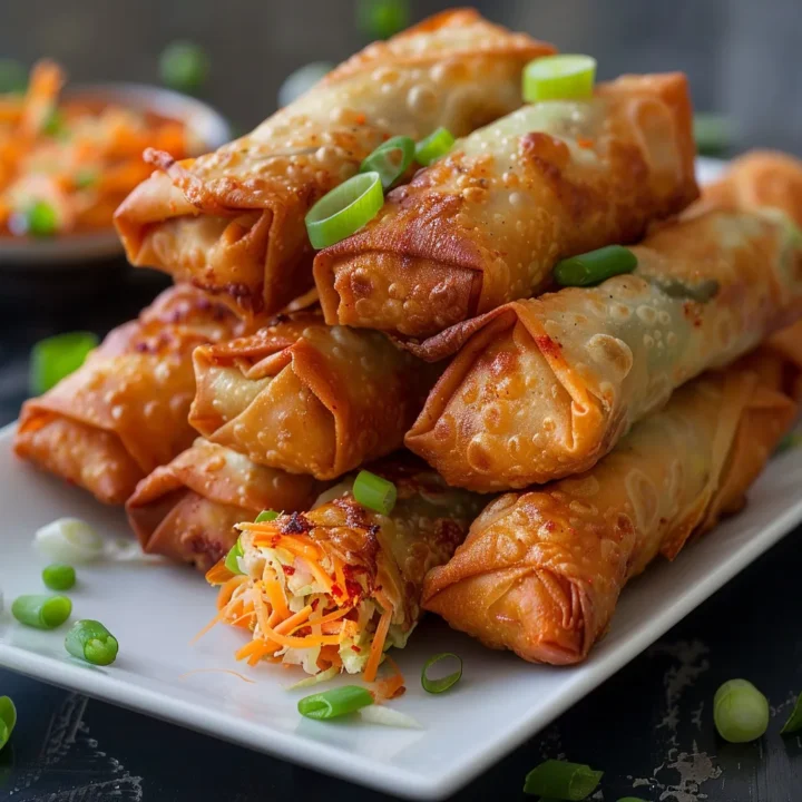 Spicy Voodoo Chicken Egg Rolls
