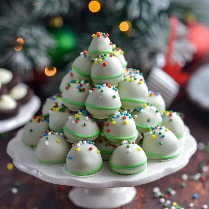Christmas Tree Oreo Truffle Recipe