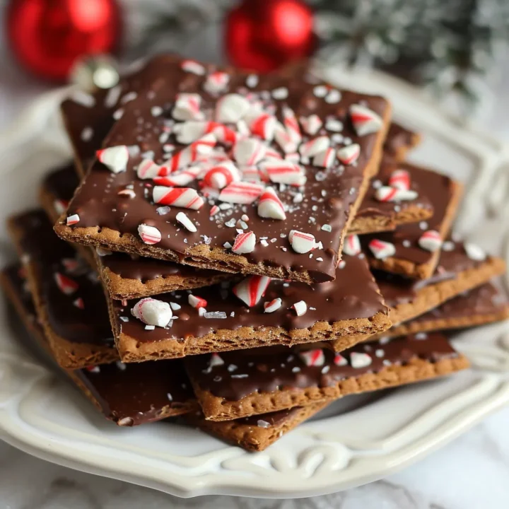 Easy Chocolate Peppermint Grahams