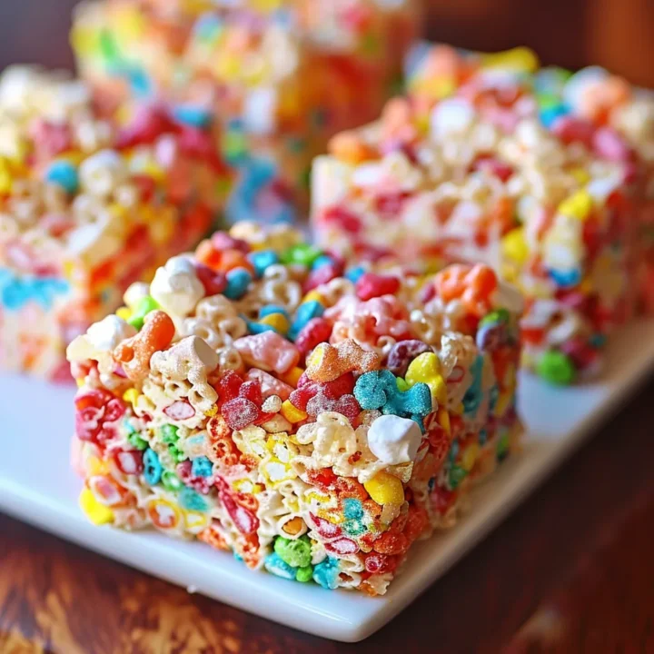 Fruity Pebbles Rice Krispie Treats: A Colorful Twist on a Classic Treat