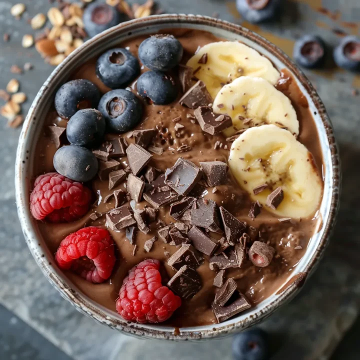 Five Minute Chocolate Protein Pudding