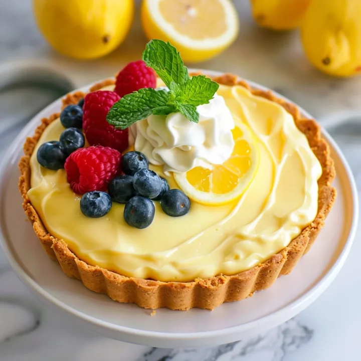 Easiest No-Bake Lemon Tart