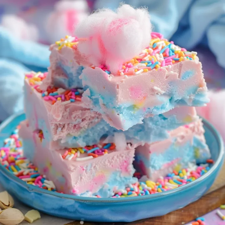 Fluffy Cotton Candy Fudge