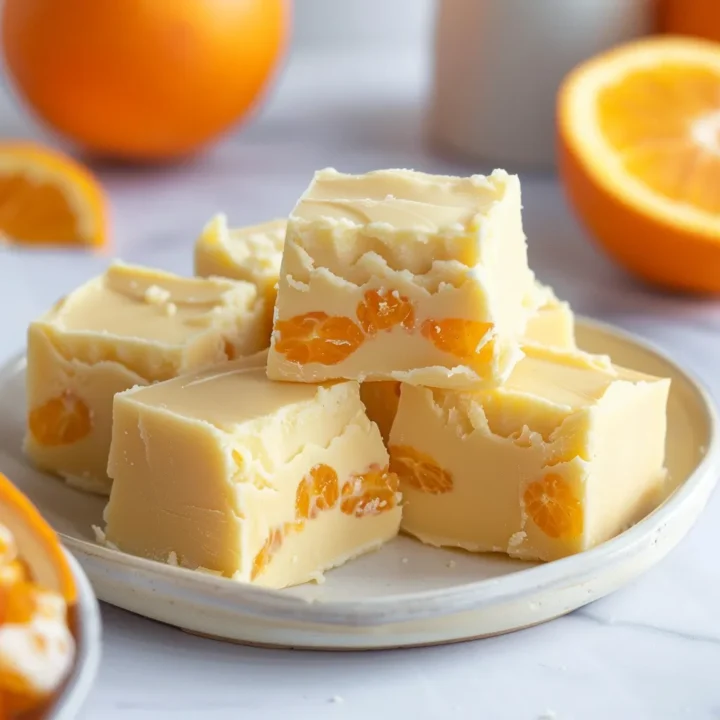 Creamy Orange Creamsicle Fudge Recipe