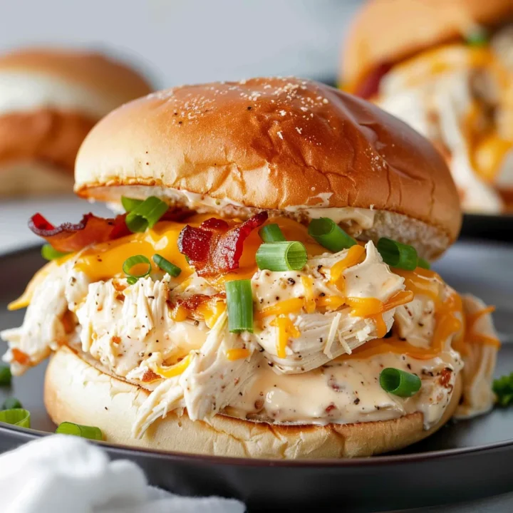 Creamy Crack Chicken Sandwiches