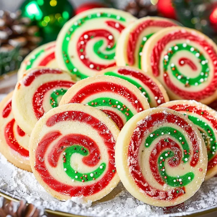 Festive Christmas Pinwheel Cookies