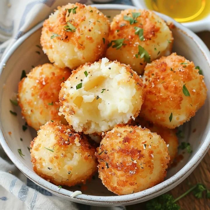 Cheesy Mashed Potato Puff Bites