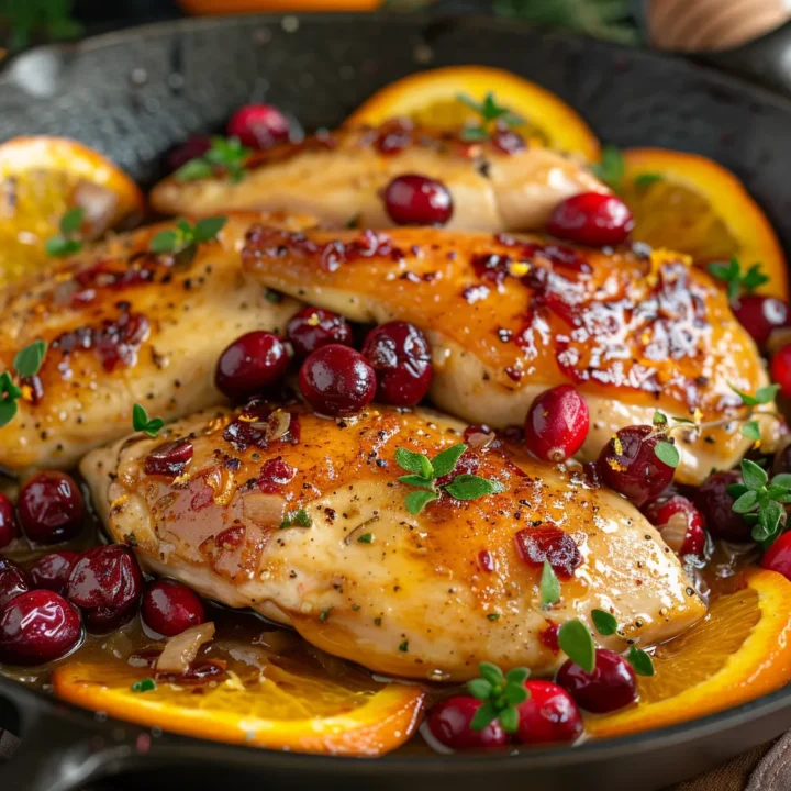 Cranberry Orange Skillet Chicken: A Flavorful Delight