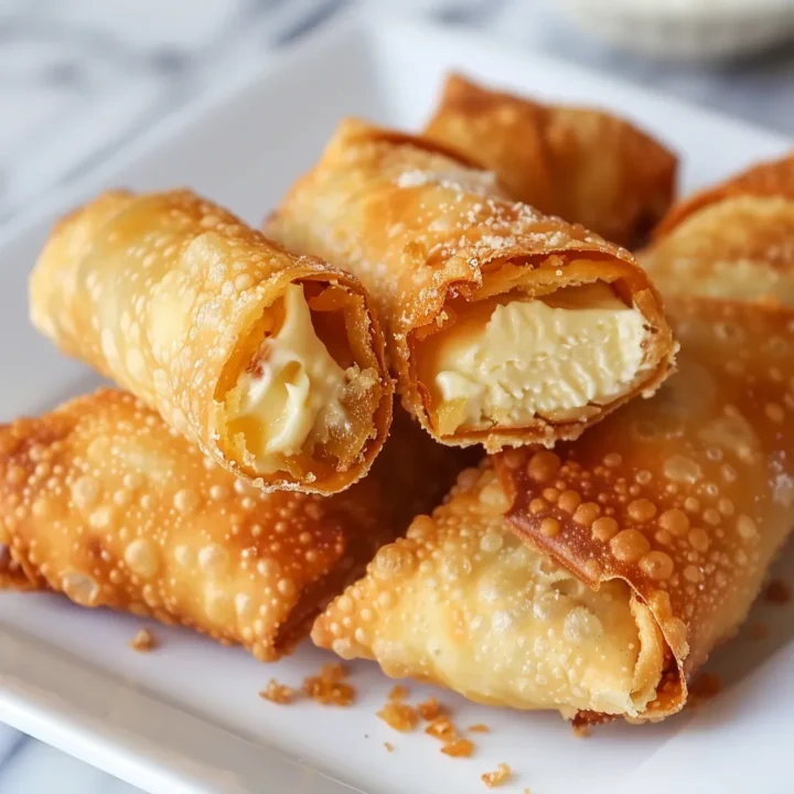 Crispy Cheesecake Egg Rolls: A Delicious Twist on a Classic Dessert