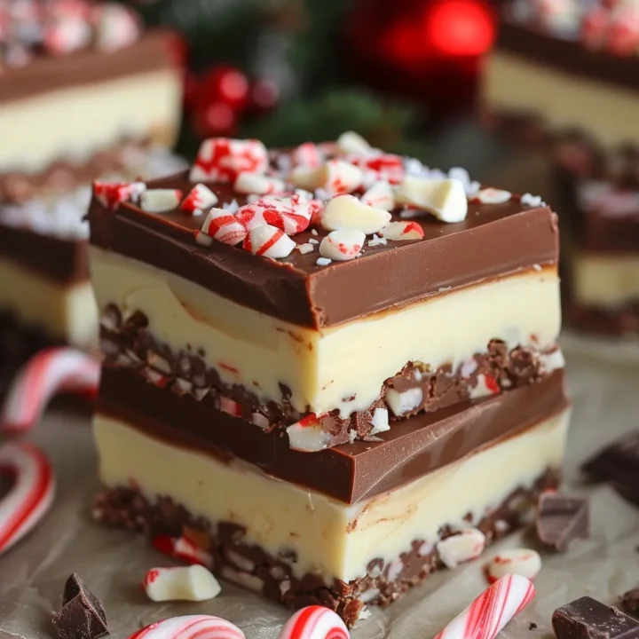 Layered Christmas Fudge Candy Recipe