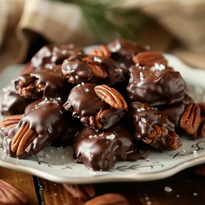 Chocolate Pecan Turtle Clusters Recipe