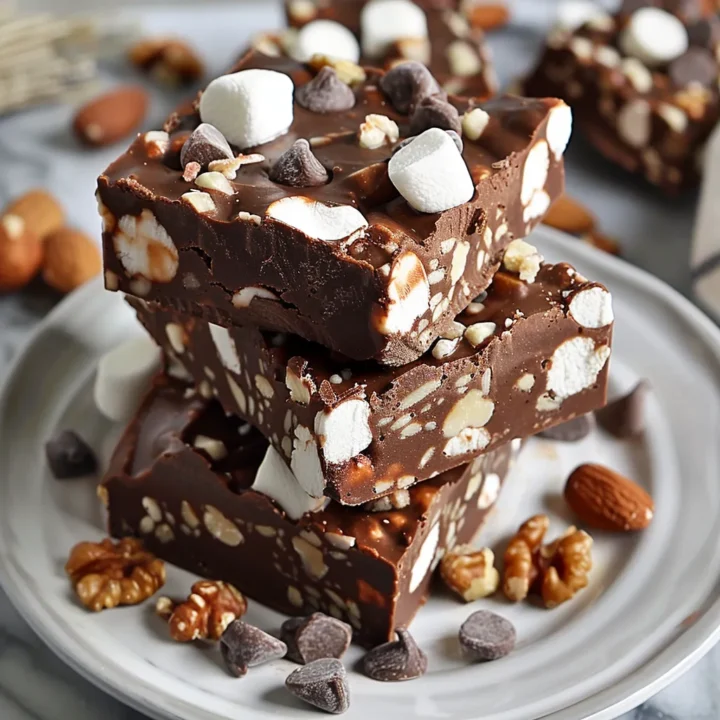 Chocolatey Rocky Road Fudge Recipe