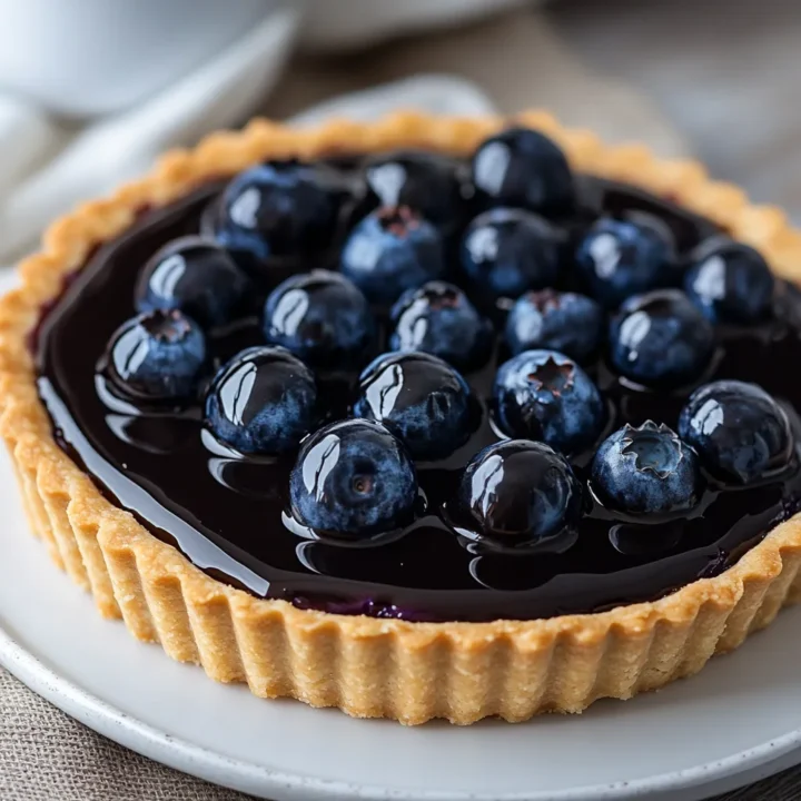 Classic Blueberry Ganache Tart Recipe