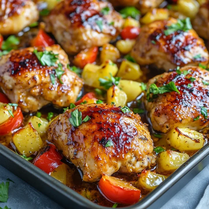 Easy Hawaiian Chicken Sheet Pan: A Flavorful Journey to the Islands