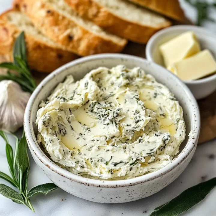 Homemade Garlic Herb Butter Spread