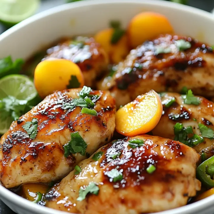 Jalapeño Peach Chicken: A Flavorful Fusion Recipe
