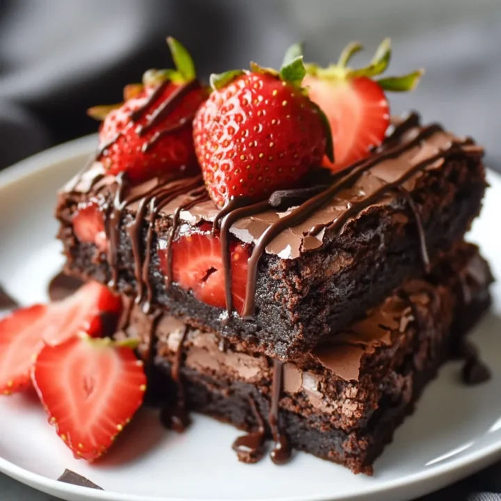 Chocolate Strawberry Covered Brownies: A Decadent Delight