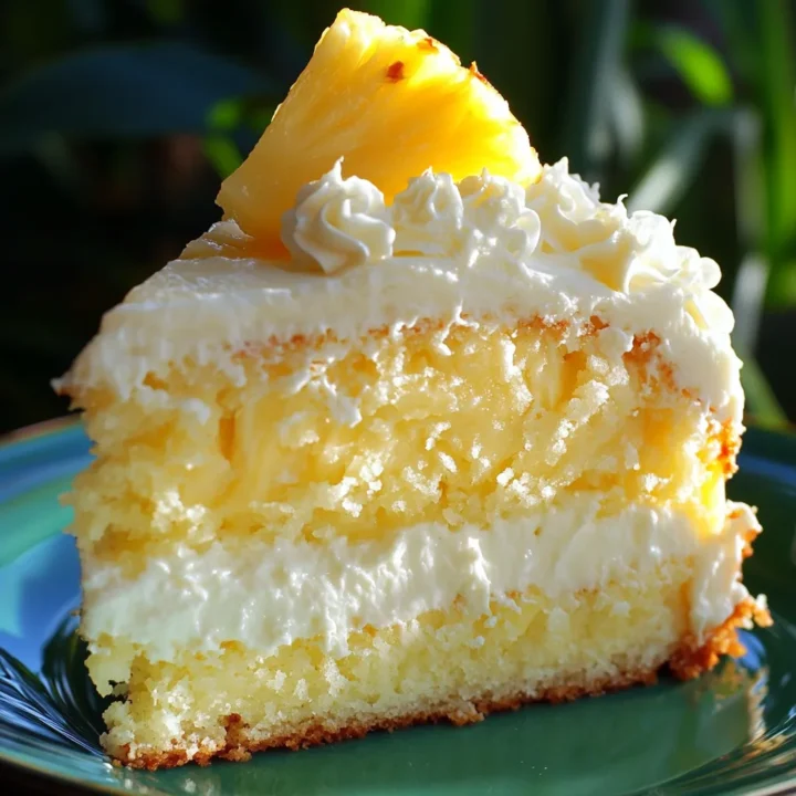 Juicy Pineapple Heaven Cake: A Slice of Tropical Bliss