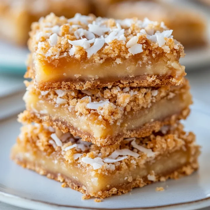 Easy Coconut Toffee Bars