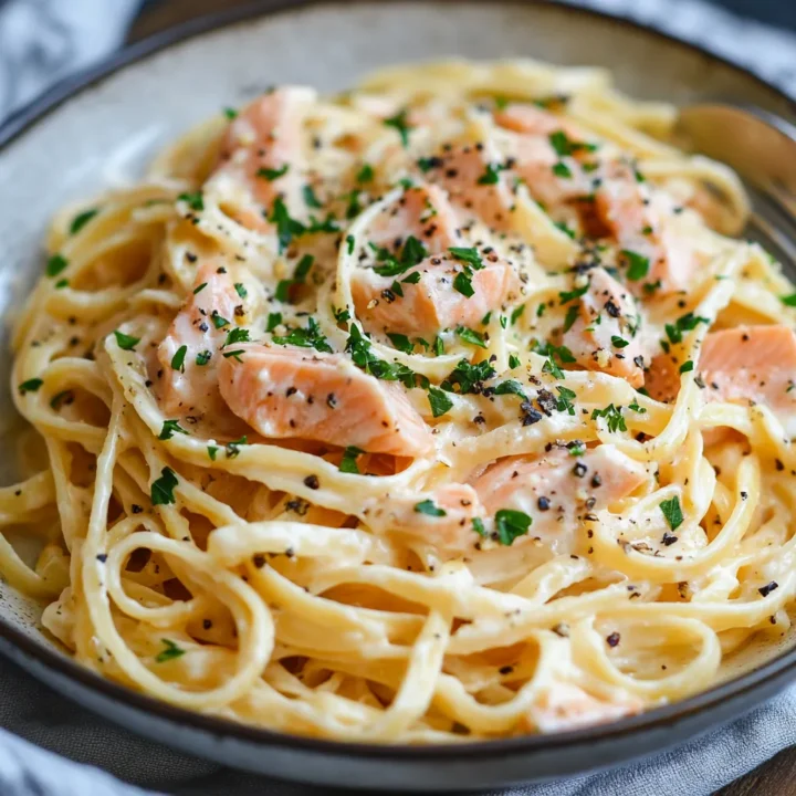Savory Smoked Salmon Linguine