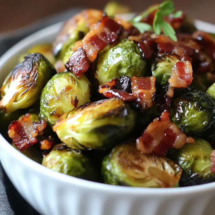 Brussels Sprouts with Bacon Balsamic: A Flavorful Delight