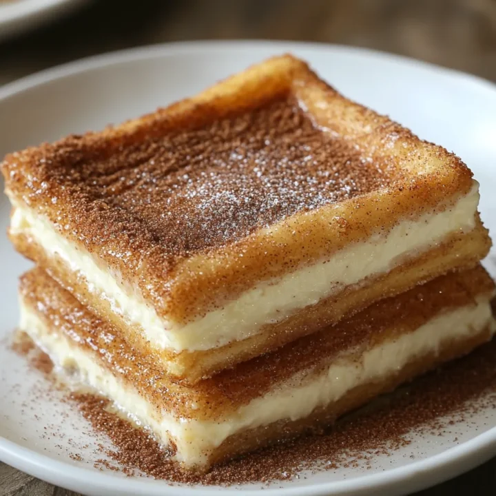 Creamy Churro Cheesecake Squares: A Decadent Delight