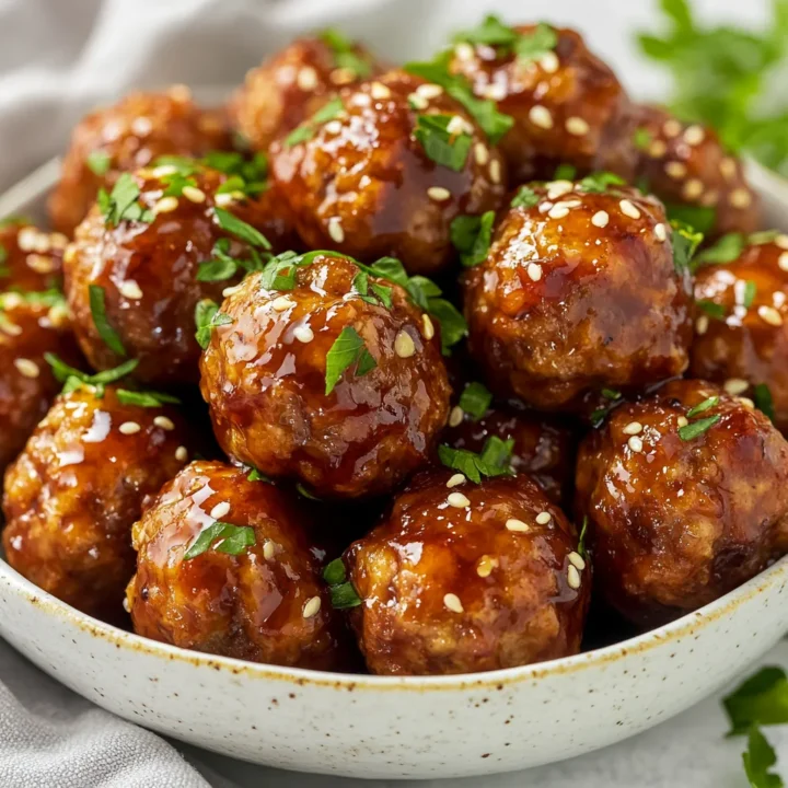 Holiday Honey Garlic Meatballs