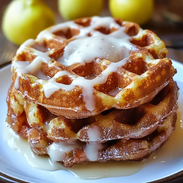 Apple Fritter Waffle Donut Delight: A Sweet Fusion of Flavors