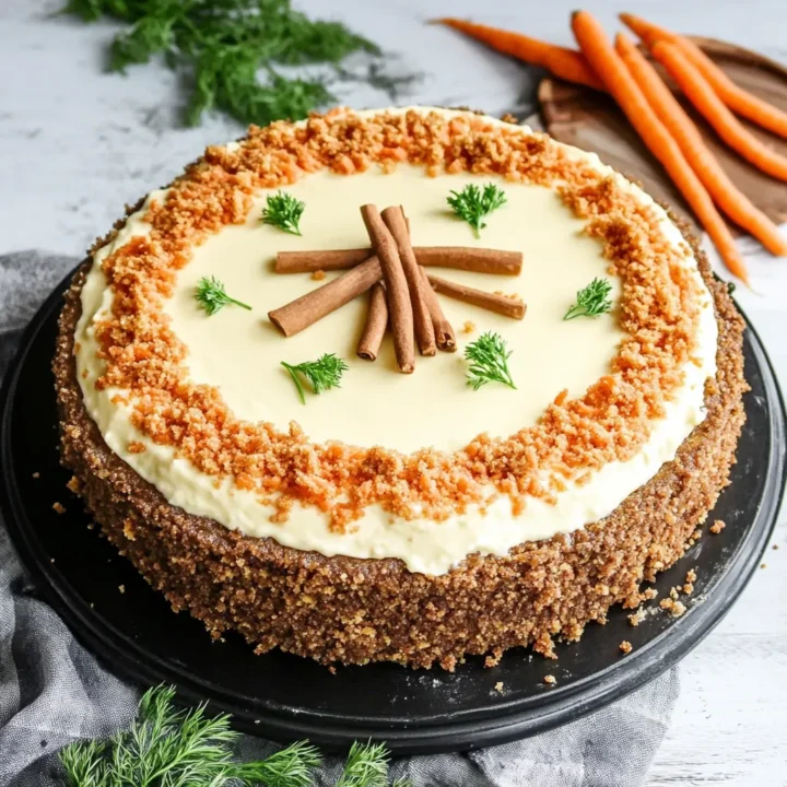 Creamy Carrot Cake Cheesecake: A Delightful Fusion of Flavors