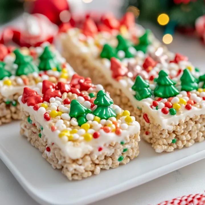 Festive Christmas Rice Crispy Treats
