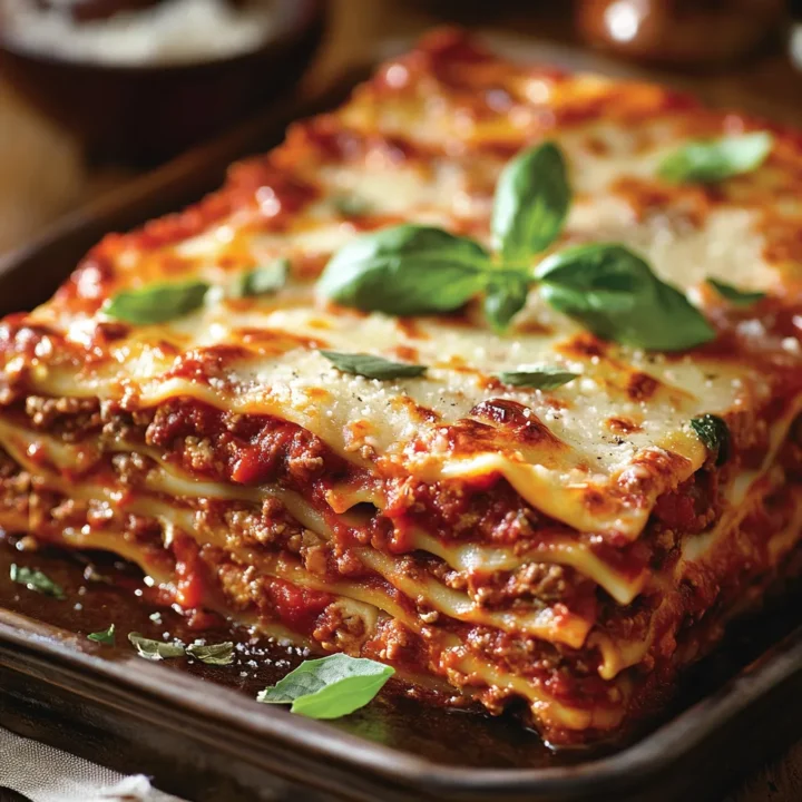 Classic Christmas Eve Lasagna