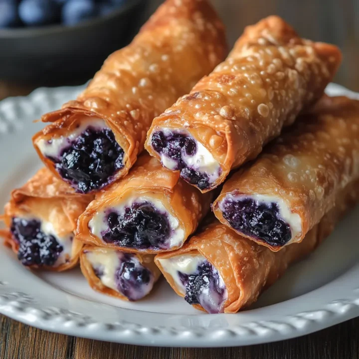 Blueberry Cream Cheese Egg Rolls: A Delicious Twist on a Classic Treat