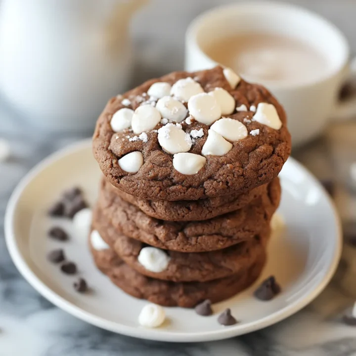 Hot Chocolate Forgotten Cookies