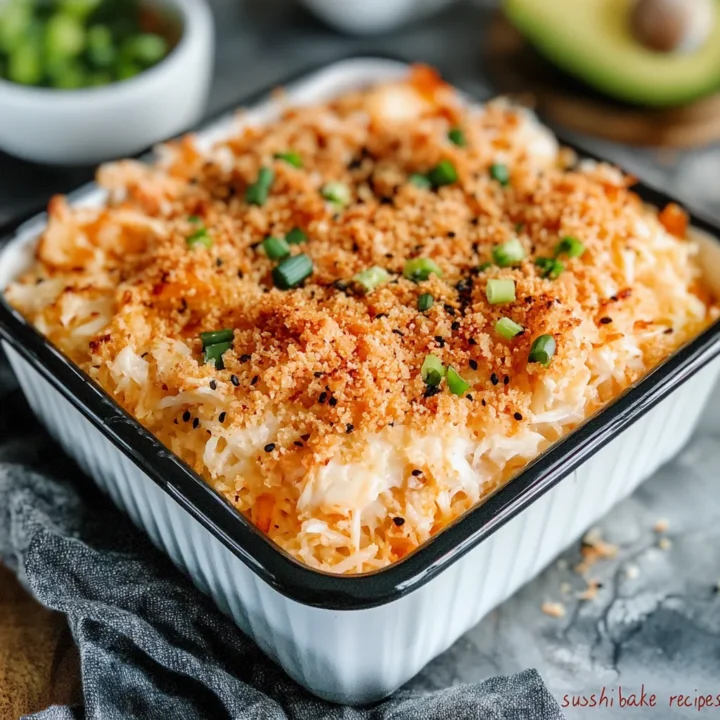 Spicy Crab Sushi Bake Recipe