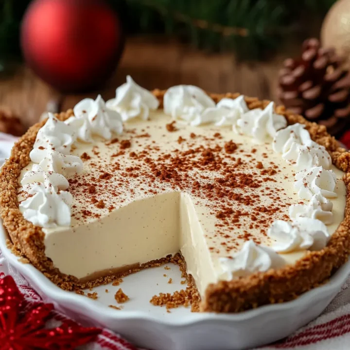No Bake Eggnog Pie: A Festive Delight for Every Occasion