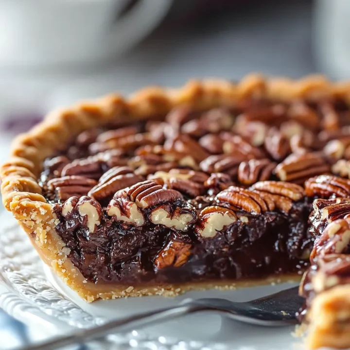 Texas Chocolate Pecan Pie