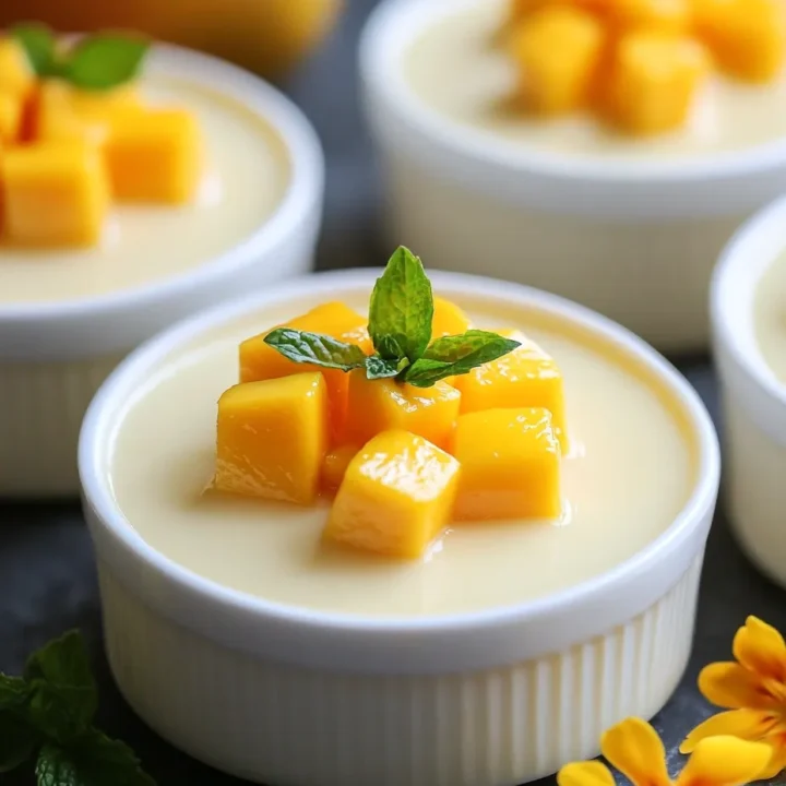 Mango Coconut Panna Cotta: A Tropical Delight