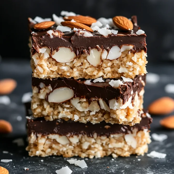 No-Bake Almond Joy Inspired Dessert Bars